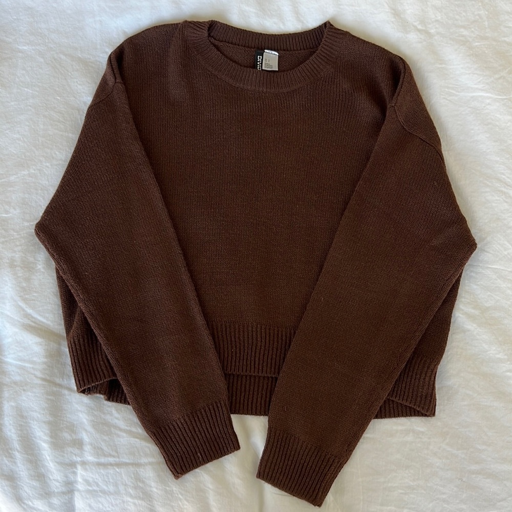 H&M Divided Burgundy Sweater